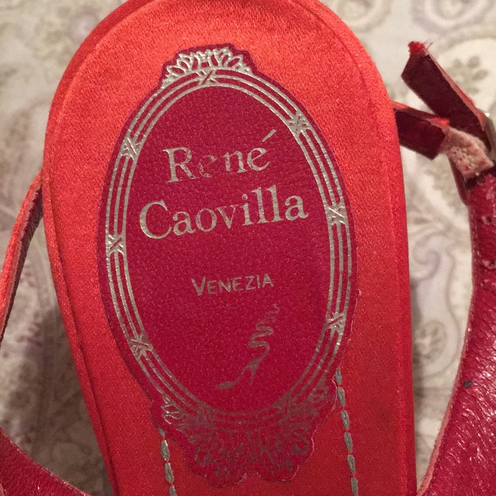 Renee Caovilla Venezia sling-backs crystal heels - Picture 3 of 6